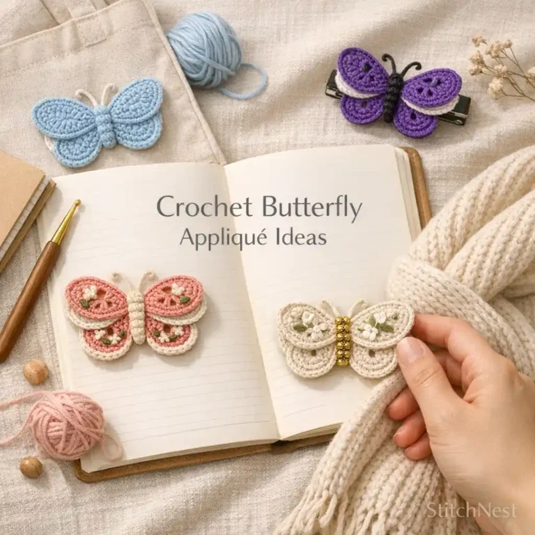 10 Crochet Butterfly Appliqué Ideas You Can Actually Use