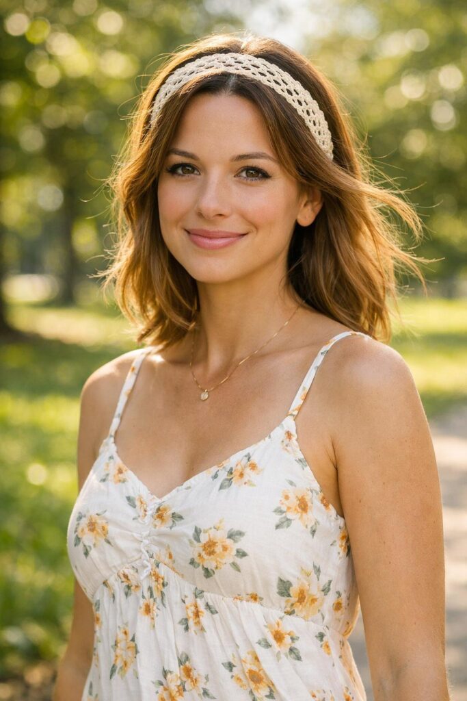 Crochet Headband for Summer