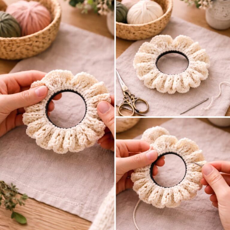How to Crochet a Simple Scrunchie (Beginner-Friendly, Under 1 Hour)