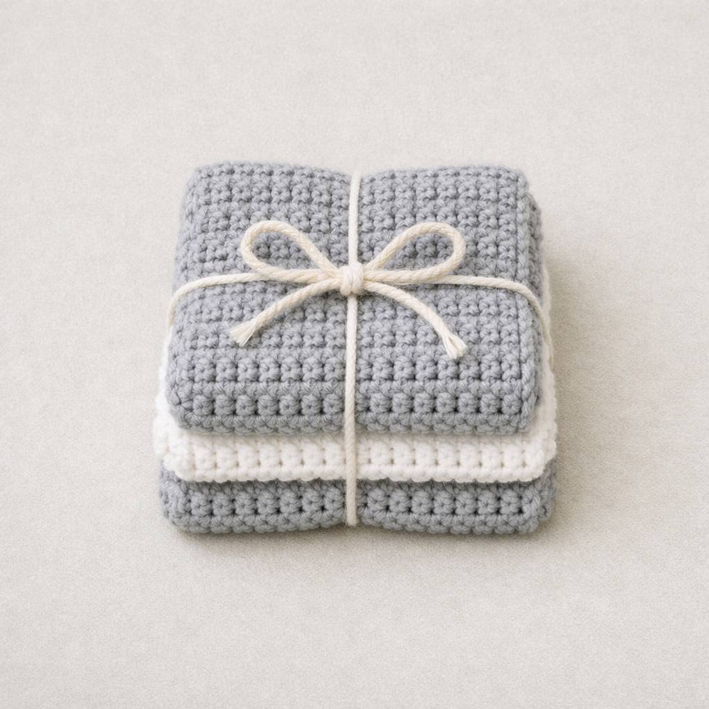 Crochet Washcloth Set