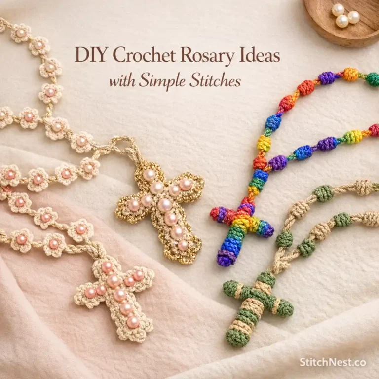 6 DIY Crochet Rosary Ideas with Simple Stitches