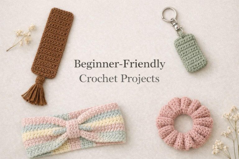 12 Easy Crochet Projects for Absolute Beginners (You Can Finish in a Day)