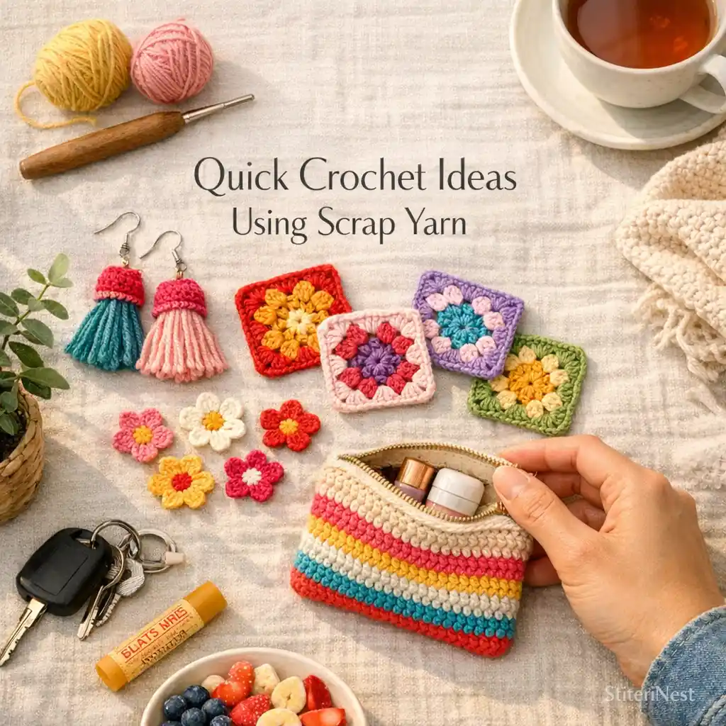 Quick Crochet Ideas Using Scrap Yarn
