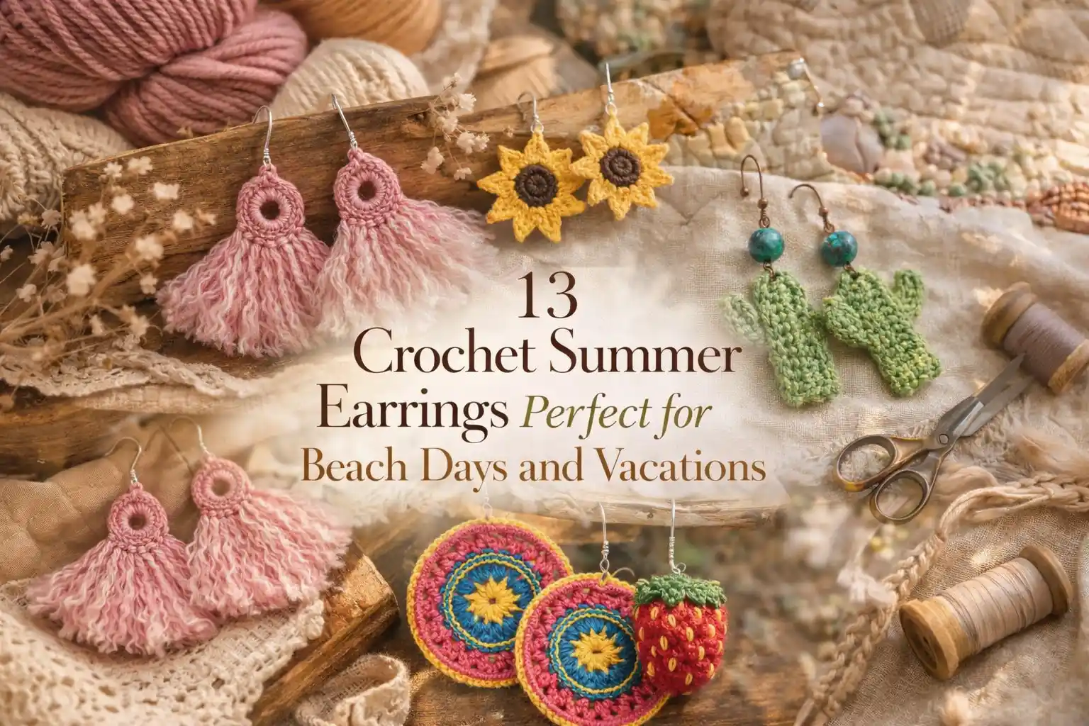 Free Crochet Summer Earrings Patterns