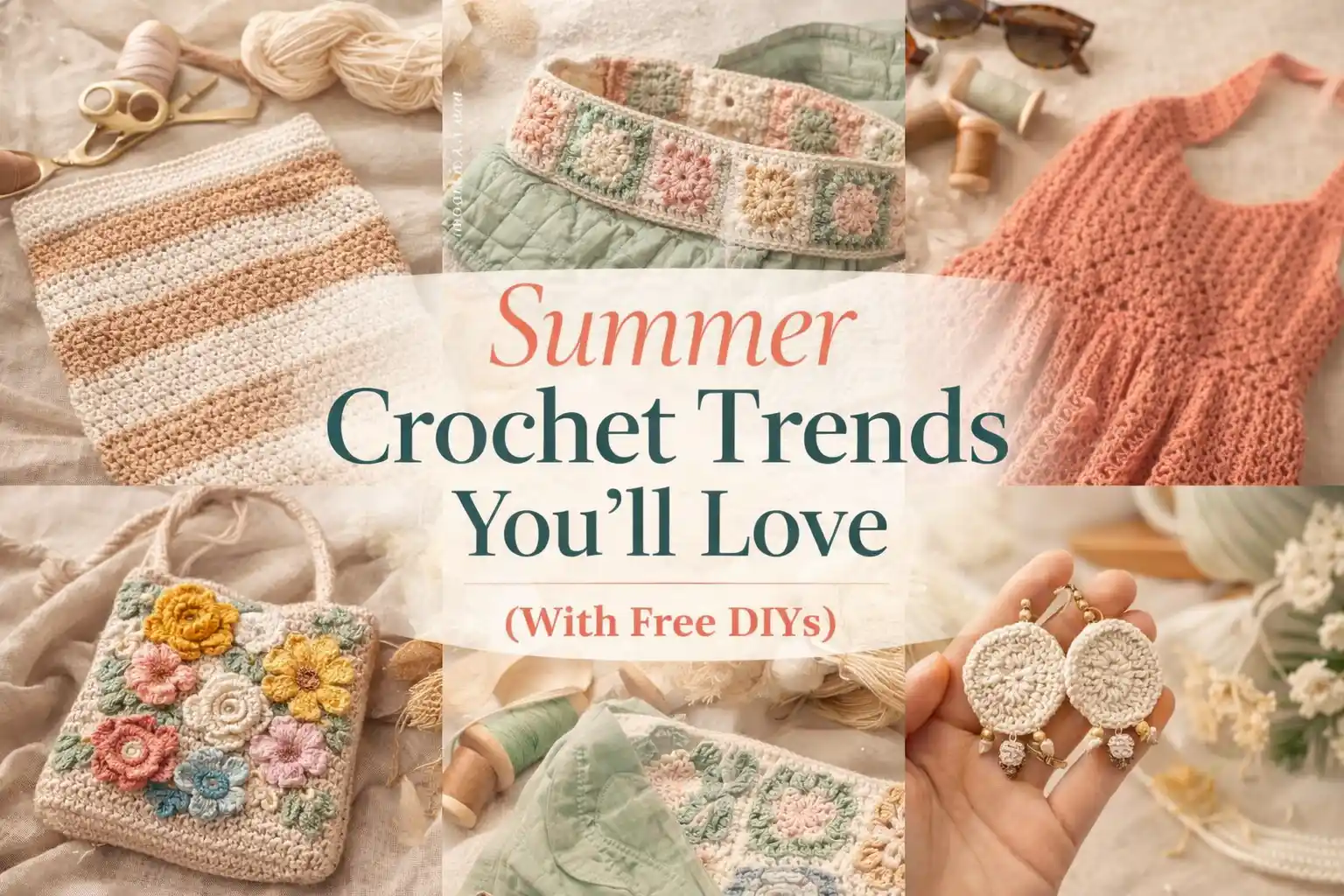 Summer Crochet Trends You’ll Love (With Free DIYs)
