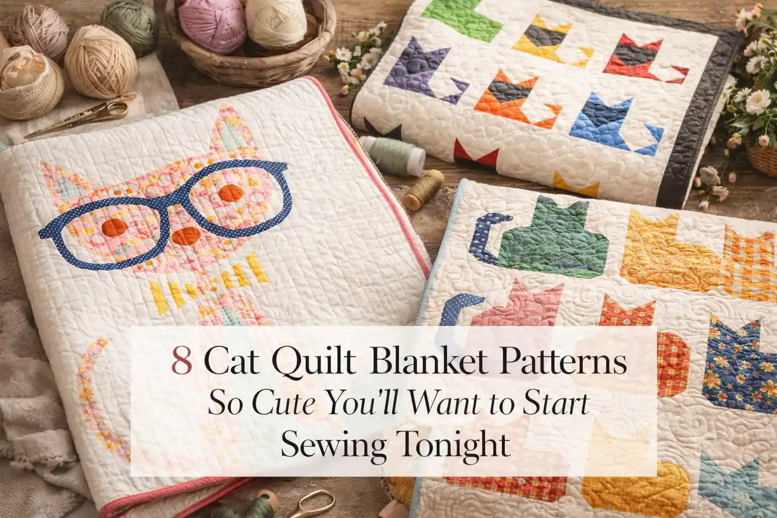 Cat Quilt Blanket Patterns