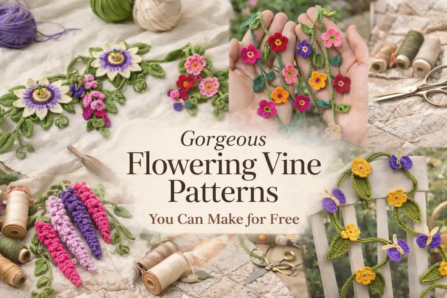 Crochet Flowering Vine