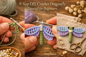 9-Step DIY Crochet Dragonfly Tutorial for Beginners (Easy & Beautiful)
