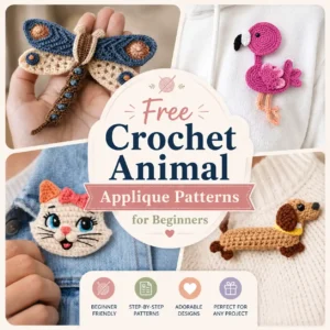 Free Crochet Animal Applique Patterns for Beginners
