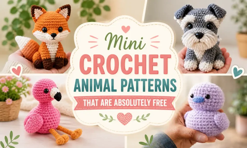 Mini Crochet Animal Toy Patterns