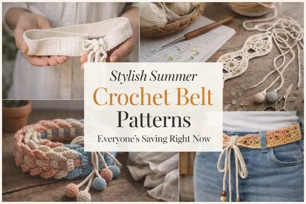 Summer Crochet Belt