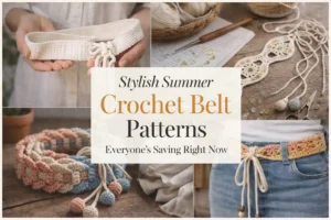 Summer Crochet Belt