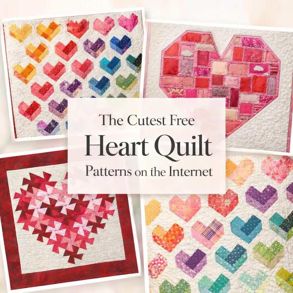 Cutest Free Heart Quilt Patterns