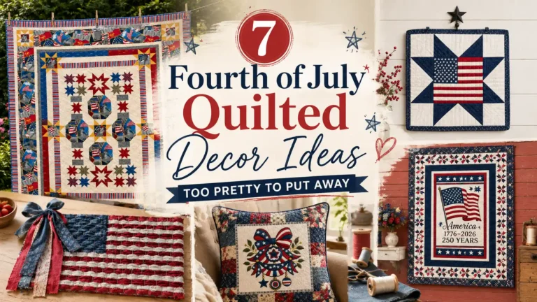 7 Fourth of July Quilted Decor Ideas Too Pretty to Put Away