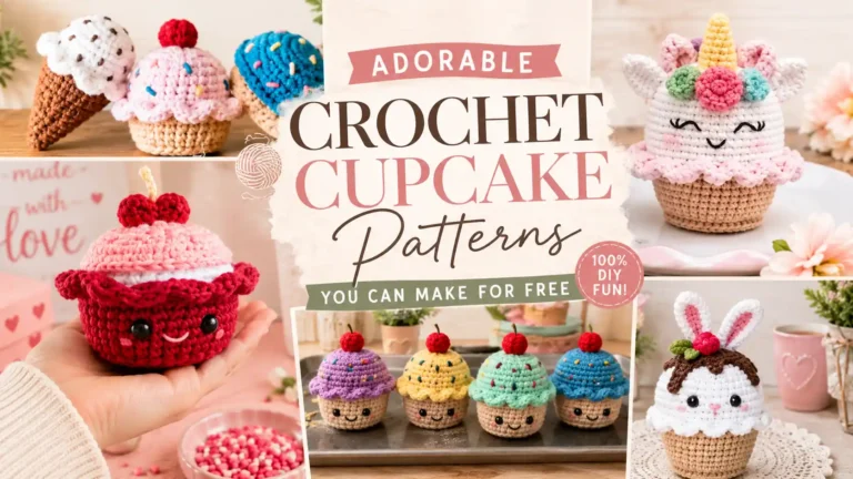10 Adorable Crochet Cupcake Patterns You Can Make for Free