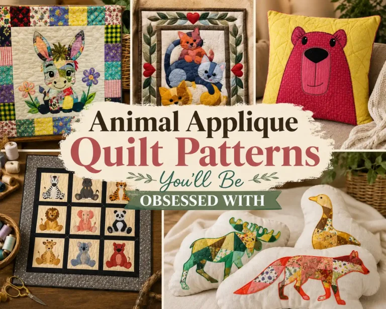 10 Animal Applique Quilt Patterns You’ll Be Obsessed With