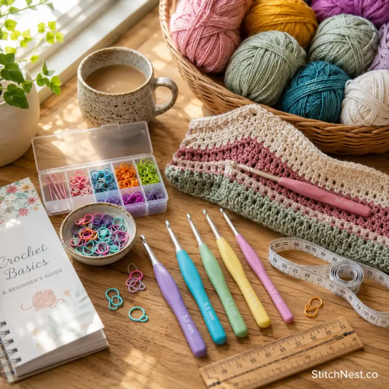Beginner’s Guide to Crochet Hooks: Sizes, Types, Uses, and What Every Crocheter Should Know