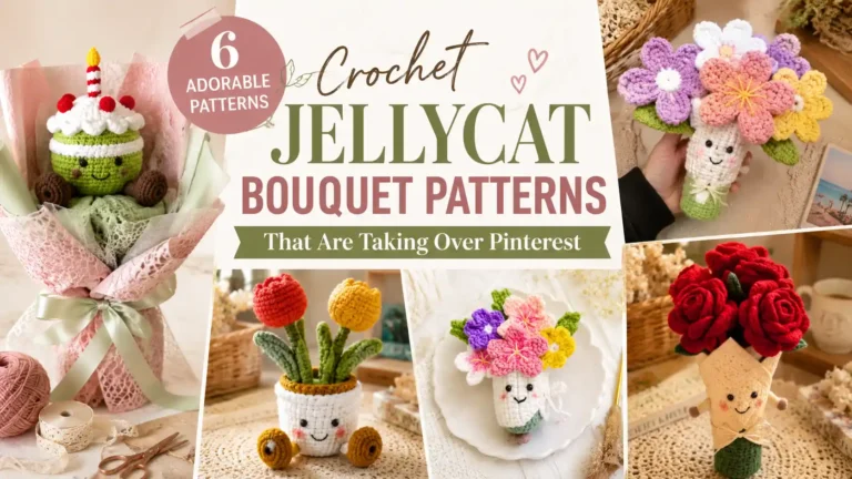 6 Crochet Jellycat Bouquet Patterns That Are Taking Over Pinterest