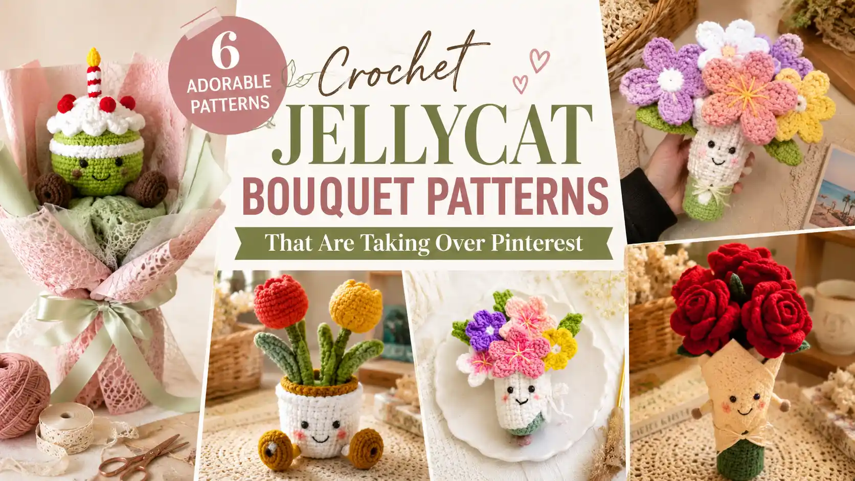Crochet Jellycat Bouquet Patterns