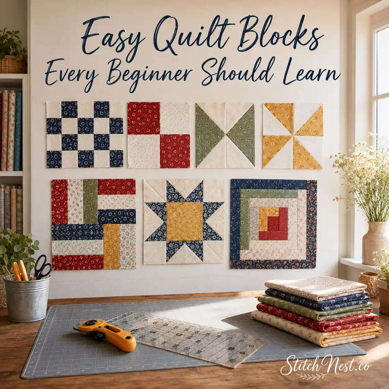 Easy Quilt Blocks Every Beginner Should Learn