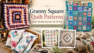 8 Granny Square Quilt Patterns That Never Go Out of Style