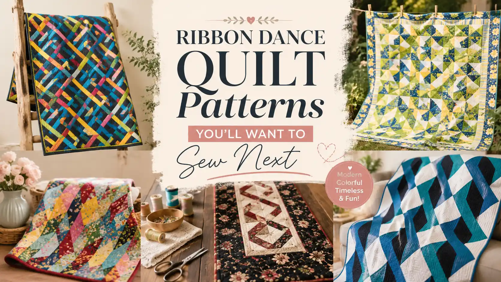 Ribbon Dance Quilt Patterns