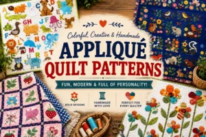 7 Appliqué Quilt Patterns Full of Color and Creativity