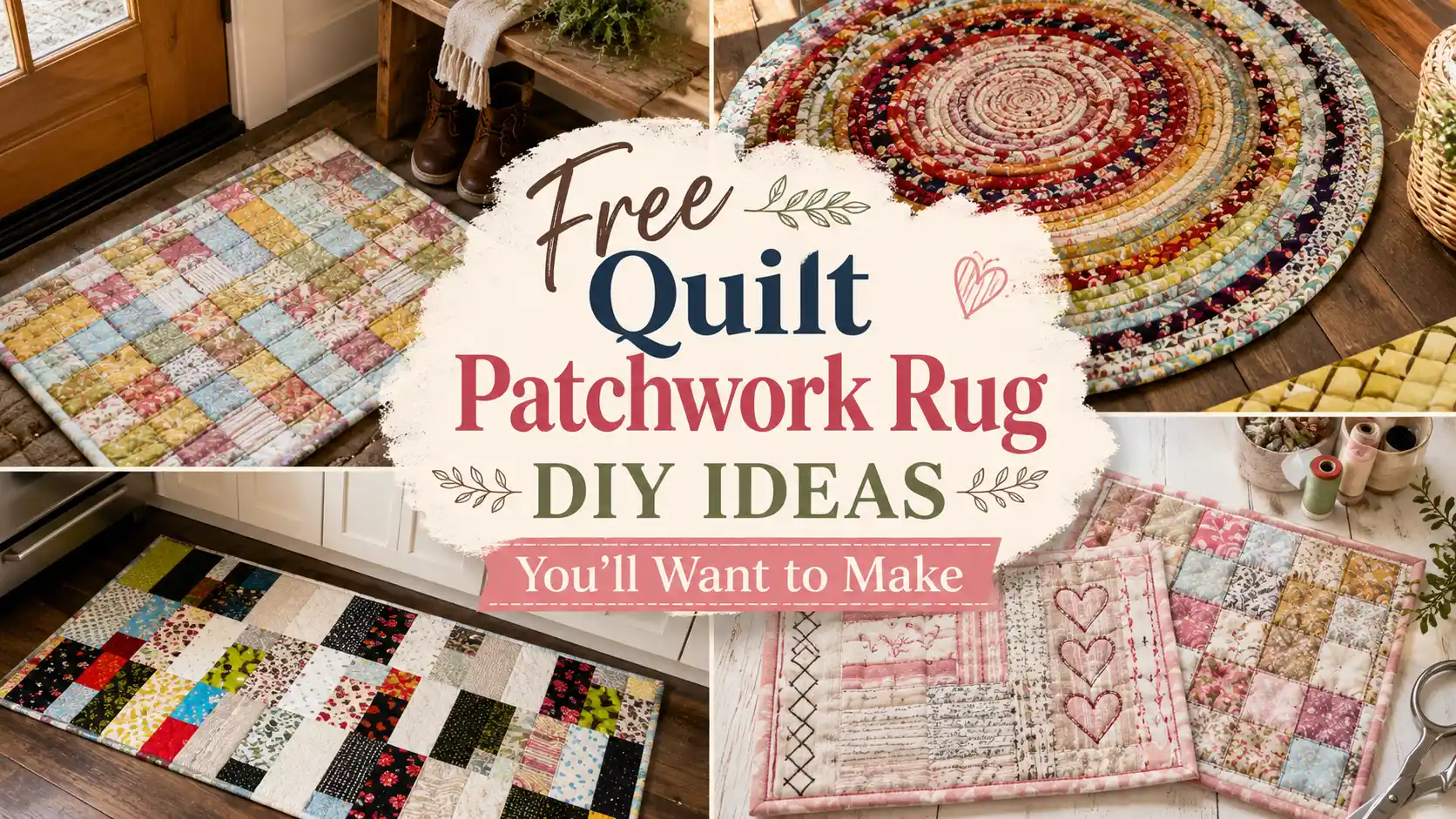 Quilt Patchwork Rug DIY