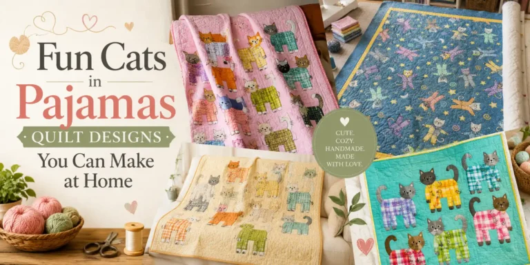 7 Cats in Pajamas Quilt Designs You Can Make at Home