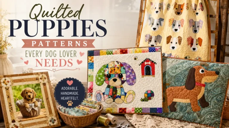10 Quilted Puppies Patterns Every Dog Lover Needs