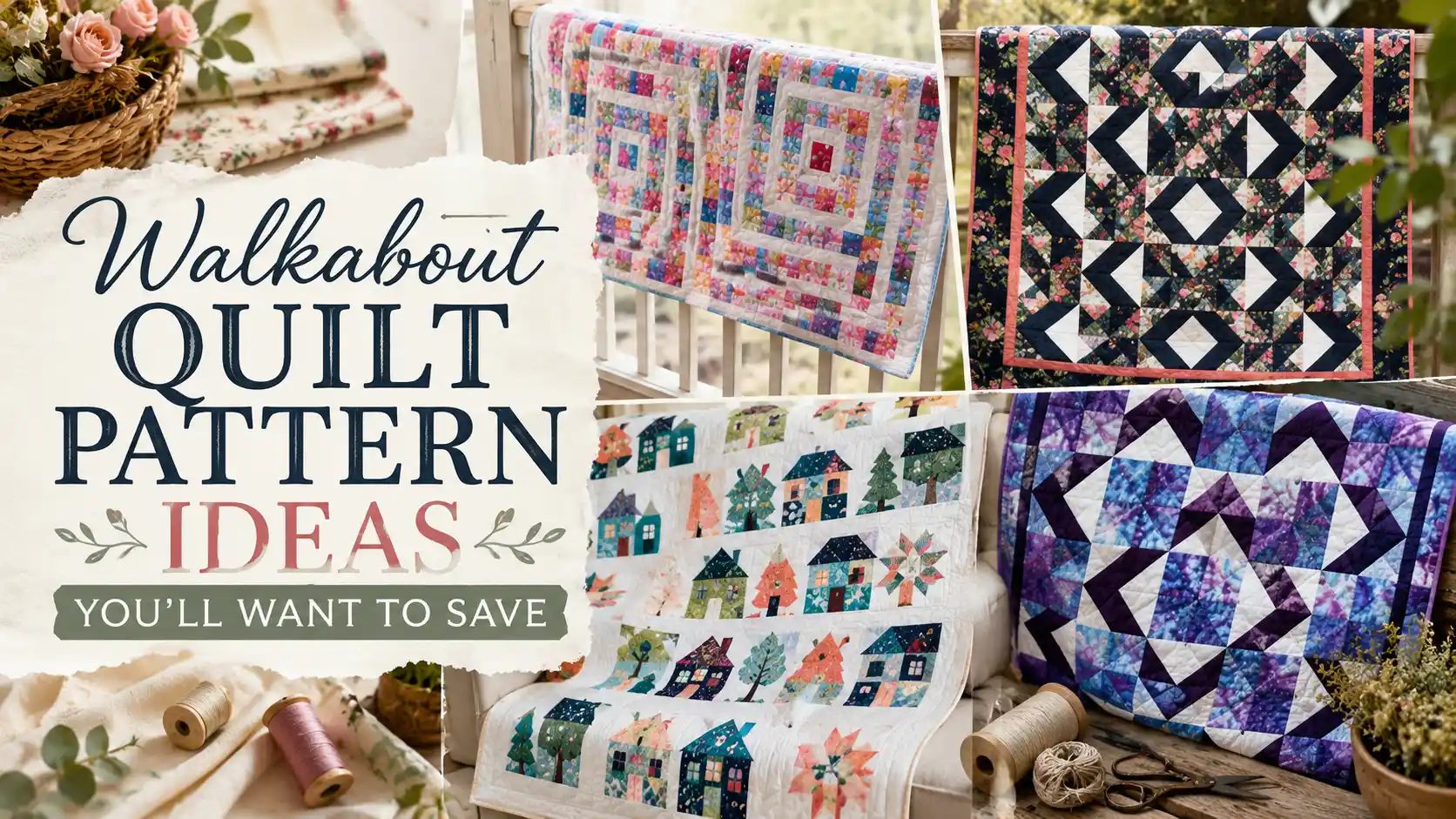 Walkabout Quilt Pattern Ideas You'll Want to Save