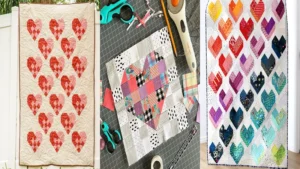 8 DIY Heart Quilting Patterns to Make Today