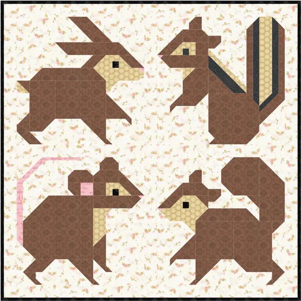 Animal Quilted Pattern