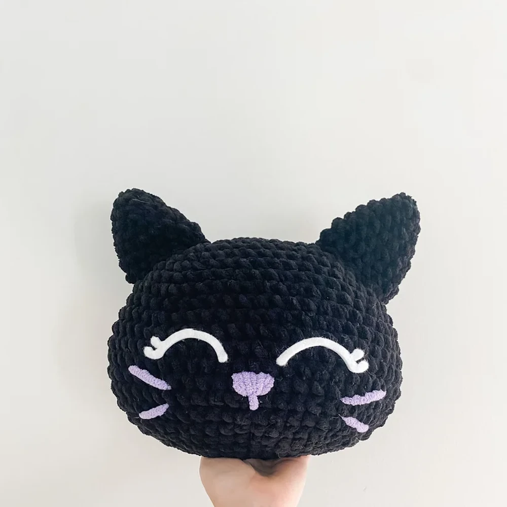 Cat Pillow Crochet Pattern 2