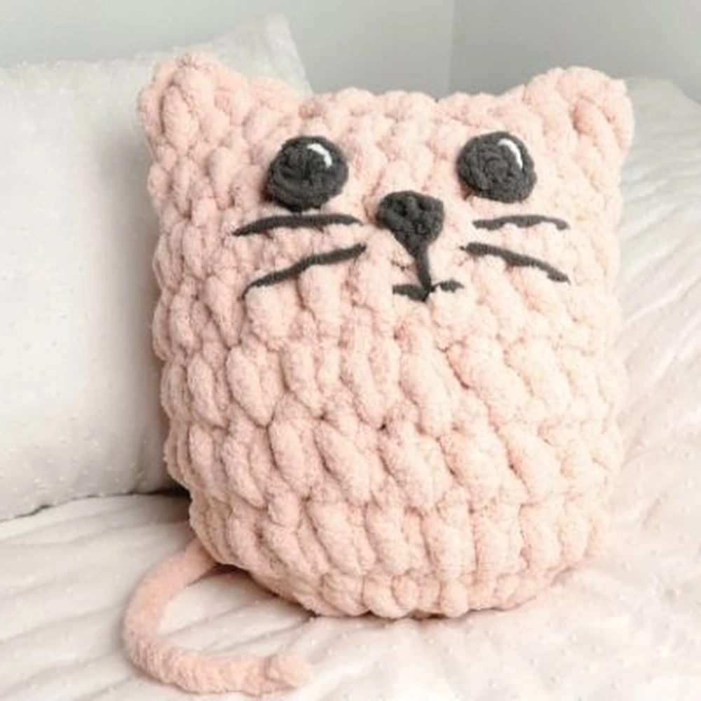 Cat Pillow Crochet Pattern 4