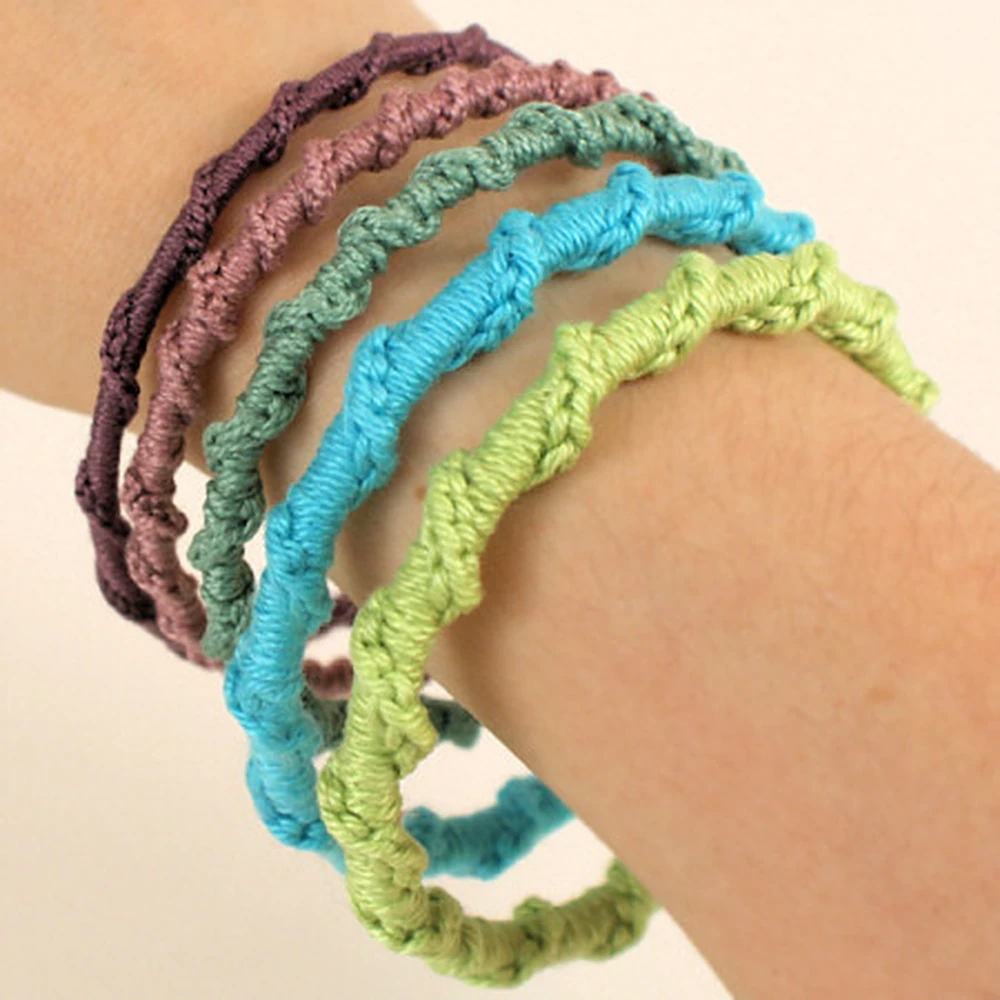 Crochet Bangle Bracelet