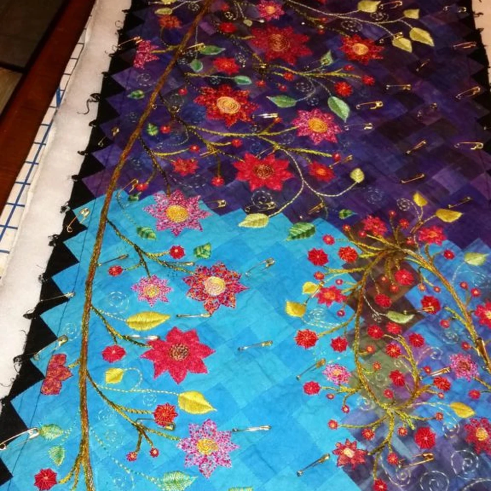 Embroidery Fusion Quilt