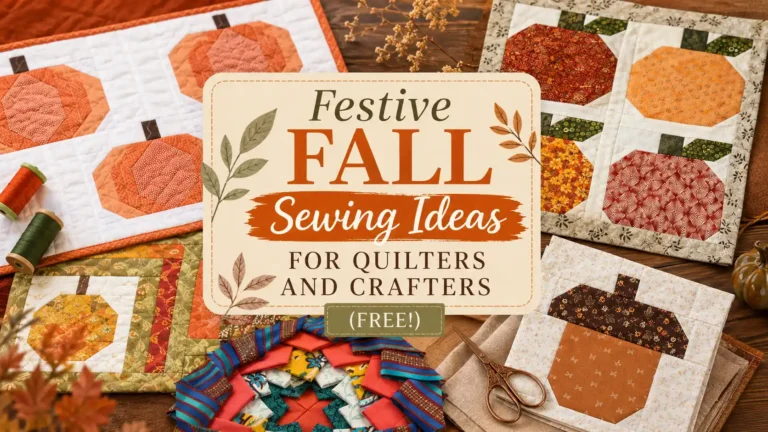 8 Festive Fall Sewing Ideas for Quilters and Crafters (Free!)