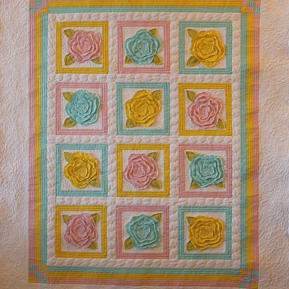 French Roses Quilt 6