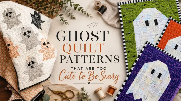 9 Ghost Quilt Patterns That Are Too Cute to Be Scary