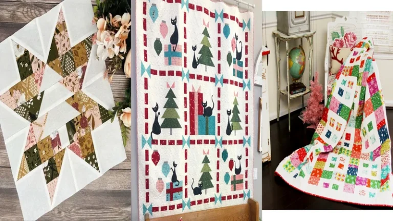 10 Free Christmas Quilt Patterns to Sew This Holiday Season