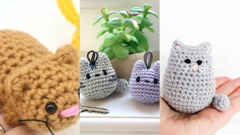 6 Mini Cat Crochet Patterns You Can Make for Free