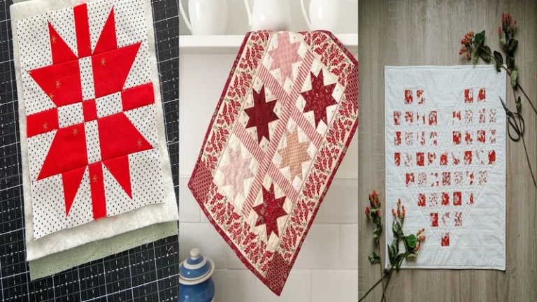 11 Free Miniature Quilt Patterns Perfect for Scrap Fabric