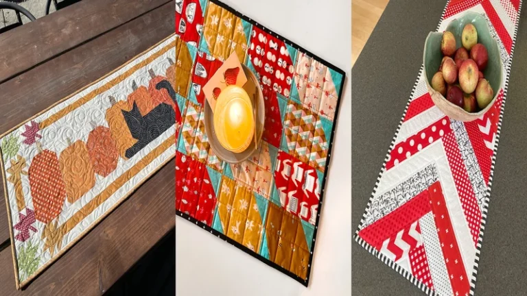 11 Free Quilted Table Runner Patterns That Look Beautiful Year-Round