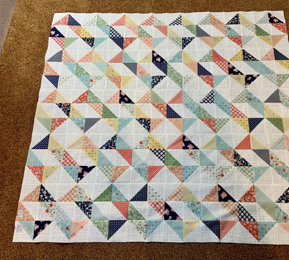 Half Square Triangle Quilt 8