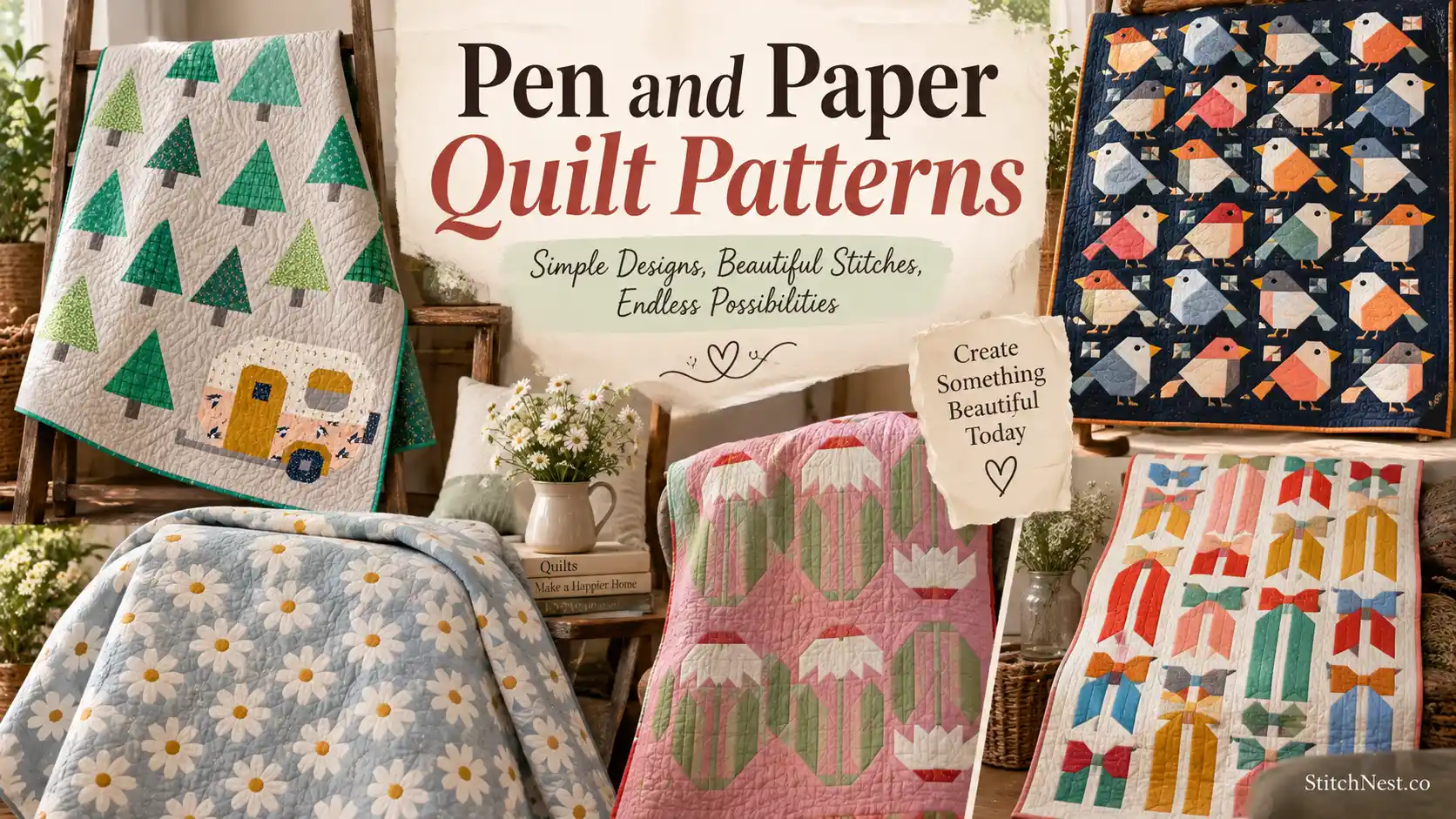 Pen and Paper Quilt