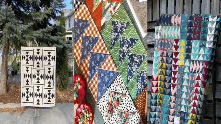 8 Free Flying Geese Quilt Patterns and Blocks for Beginners