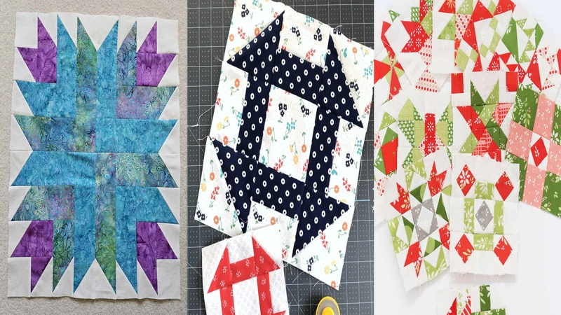 16 Beautiful 12 Inch Quilt Block Patterns for Quilters