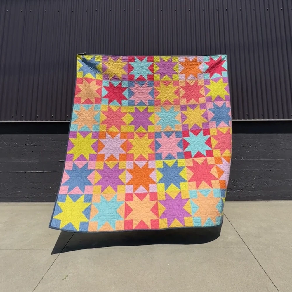 Sawtooth Star Quilt 4