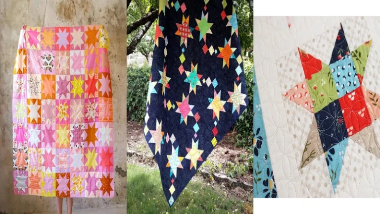 9 Sawtooth Star Quilt Patterns to Try Today
